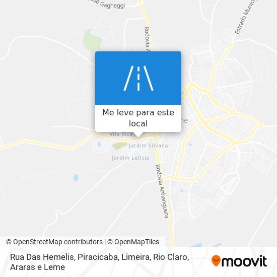 Rua Das Hemelis mapa