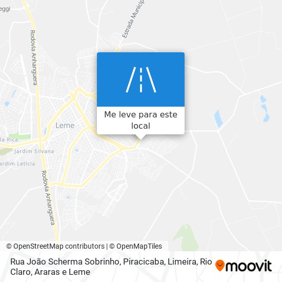 Rua João Scherma Sobrinho mapa