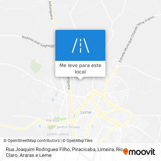 Rua Joaquim Rodrigues Filho mapa