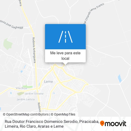 Rua Doutor Francisco Domenico Serodio mapa