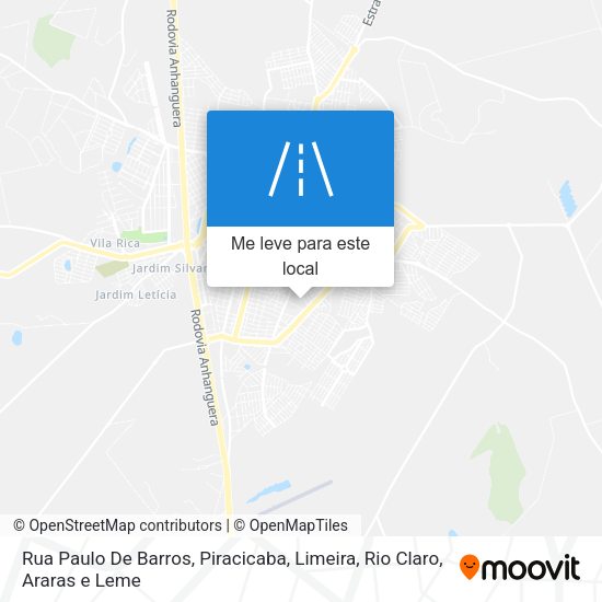 Rua Paulo De Barros mapa