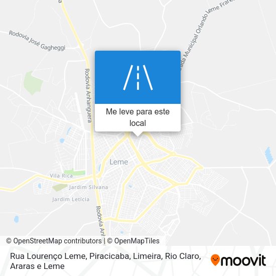 Rua Lourenço Leme mapa