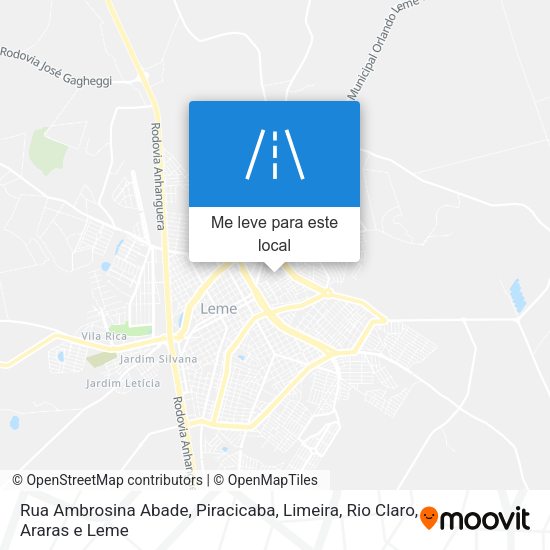 Rua Ambrosina Abade mapa