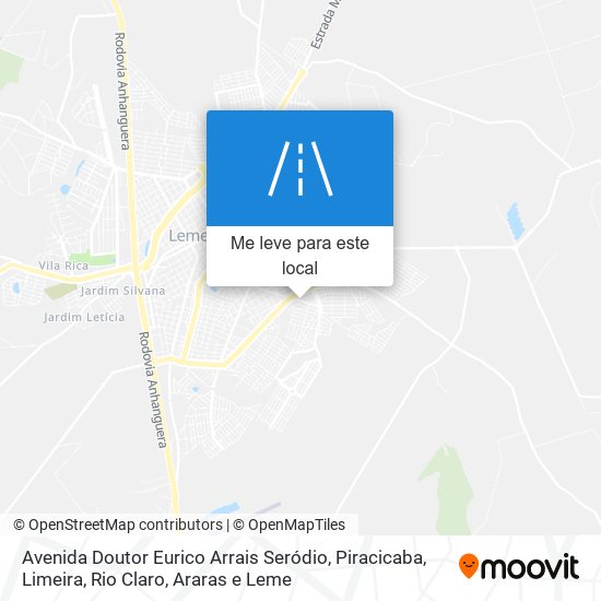 Avenida Doutor Eurico Arrais Seródio mapa