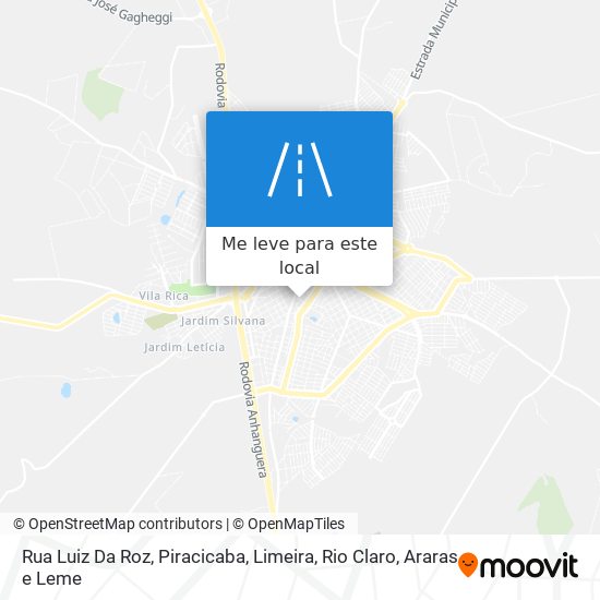 Rua Luiz Da Roz mapa