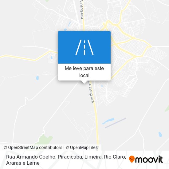 Rua Armando Coelho mapa