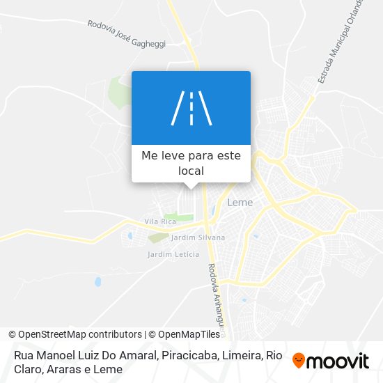 Rua Manoel Luiz Do Amaral mapa