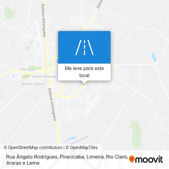 Rua Ângelo Rodrigues mapa