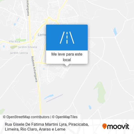 Rua Gisele De Fátima Martini Lyra mapa