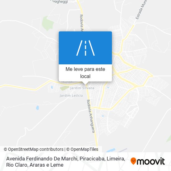 Avenida Ferdinando De Marchi mapa