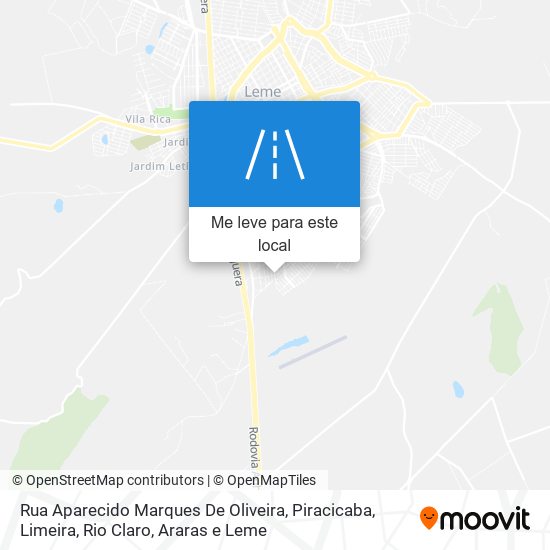 Rua Aparecido Marques De Oliveira mapa