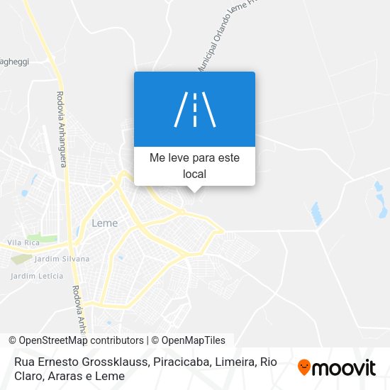 Rua Ernesto Grossklauss mapa