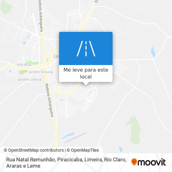 Rua Natal Remunhão mapa