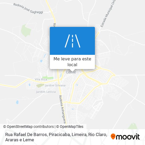 Rua Rafael De Barros mapa