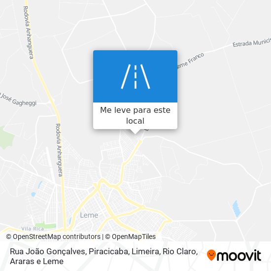 Rua João Gonçalves mapa