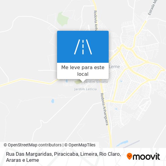 Rua Das Margaridas mapa