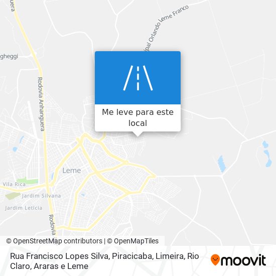 Rua Francisco Lopes Silva mapa