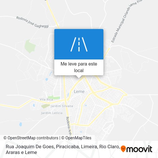 Rua Joaquim De Goes mapa
