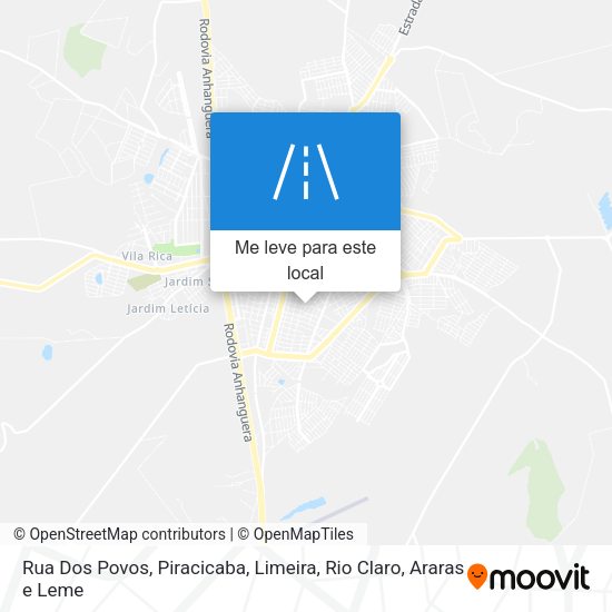 Rua Dos Povos mapa