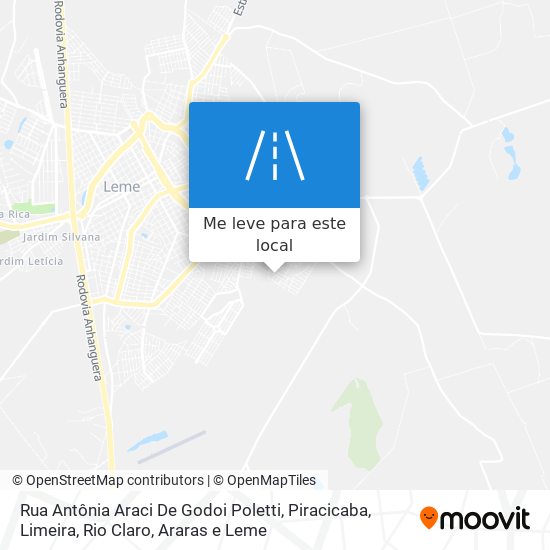 Rua Antônia Araci De Godoi Poletti mapa