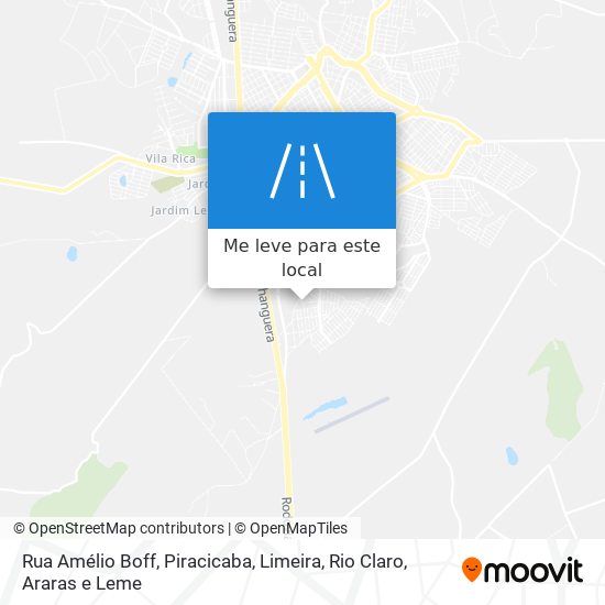 Rua Amélio Boff mapa