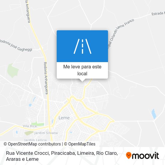 Rua Vicente Crocci mapa