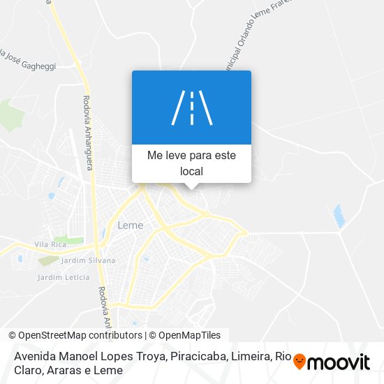 Avenida Manoel Lopes Troya mapa