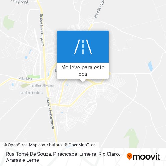 Rua Tomé De Souza mapa