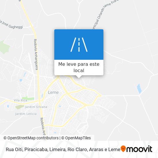 Rua Oiti mapa