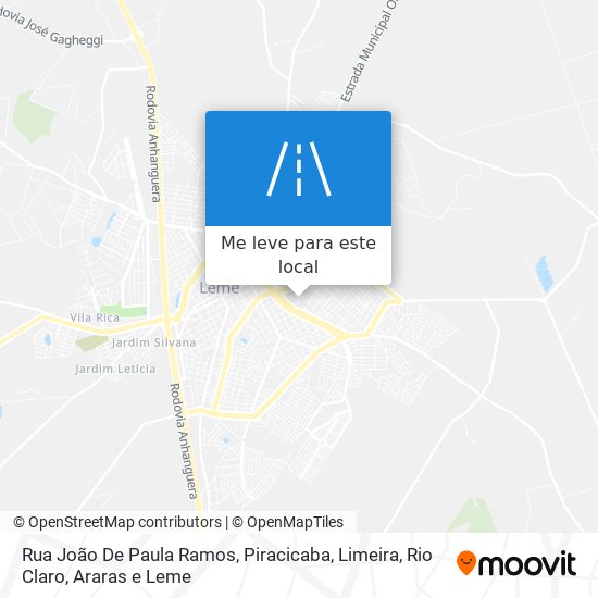 Rua João De Paula Ramos mapa