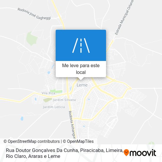 Rua Doutor Gonçalves Da Cunha mapa