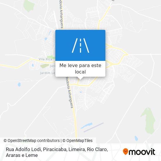 Rua Adolfo Lodi mapa