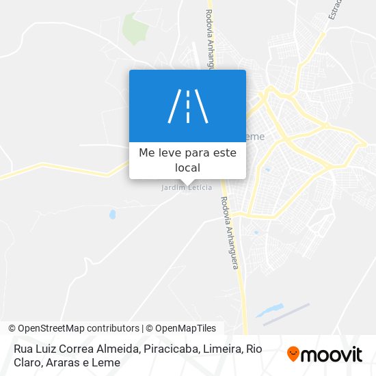 Rua Luiz Correa Almeida mapa