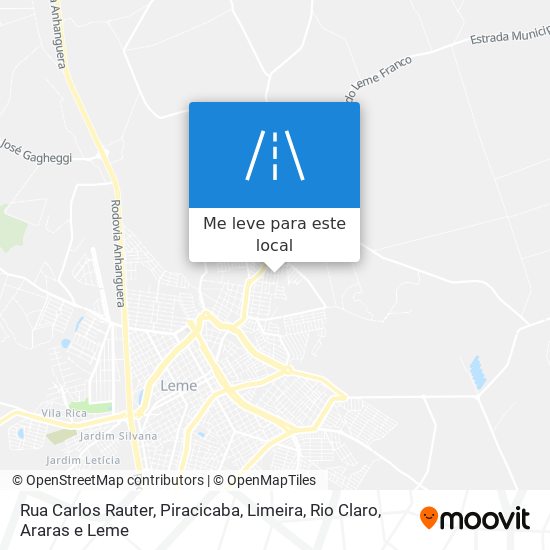 Rua Carlos Rauter mapa