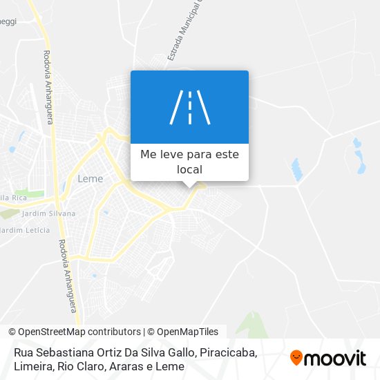 Rua Sebastiana Ortiz Da Silva Gallo mapa