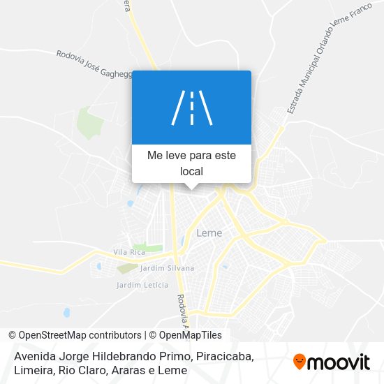 Avenida Jorge Hildebrando Primo mapa