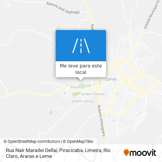 Rua Nair Maradei Dellai mapa