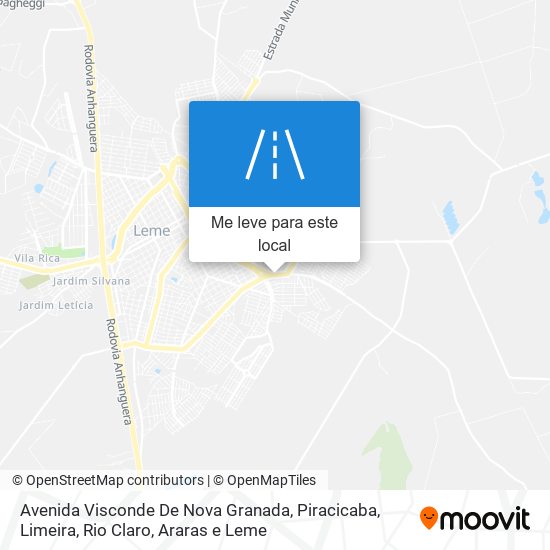 Avenida Visconde De Nova Granada mapa