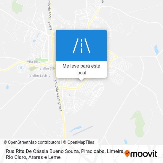 Rua Rita De Cássia Bueno Souza mapa
