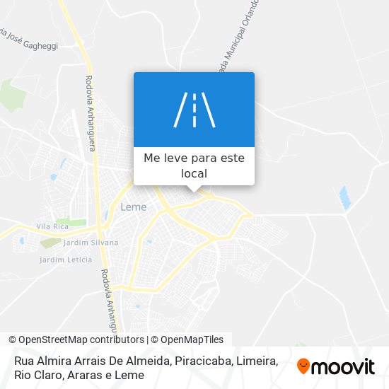 Rua Almira Arrais De Almeida mapa