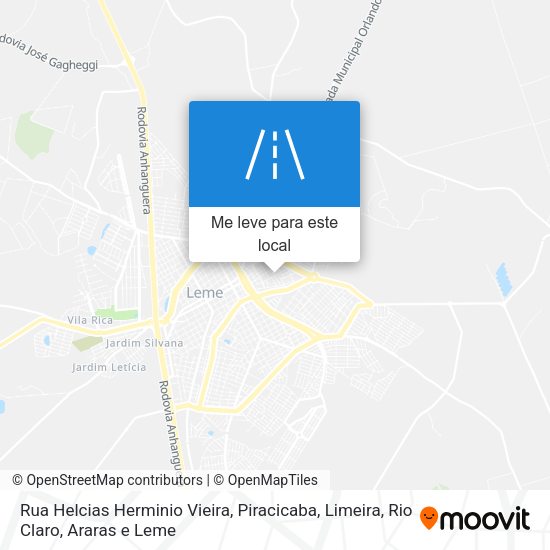 Rua Helcias Herminio Vieira mapa