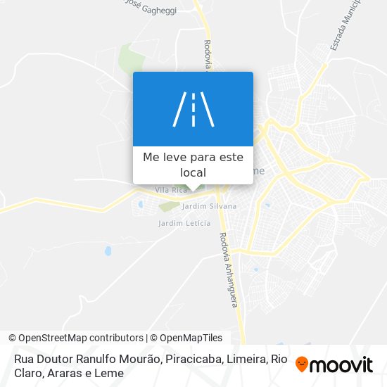 Rua Doutor Ranulfo Mourão mapa