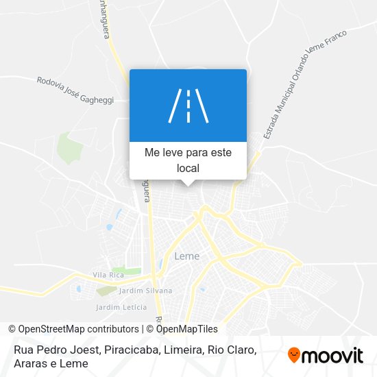 Rua Pedro Joest mapa