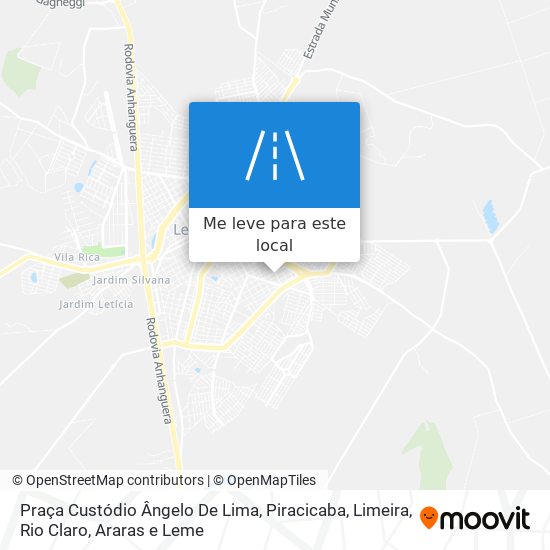 Praça Custódio Ângelo De Lima mapa