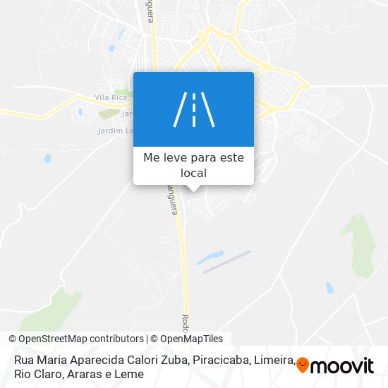 Rua Maria Aparecida Calori Zuba mapa