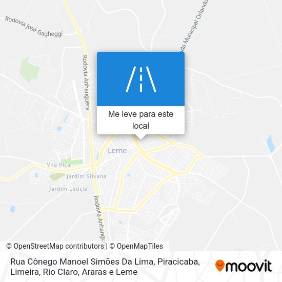 Rua Cônego Manoel Simões Da Lima mapa