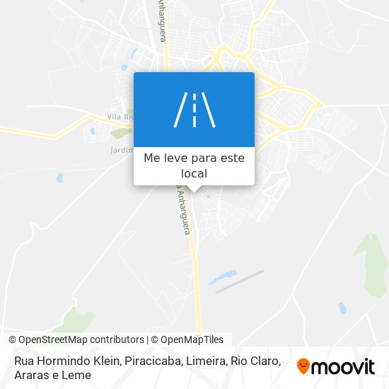 Rua Hormindo Klein mapa