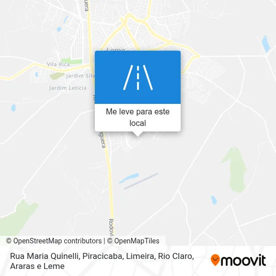 Rua Maria Quinelli mapa