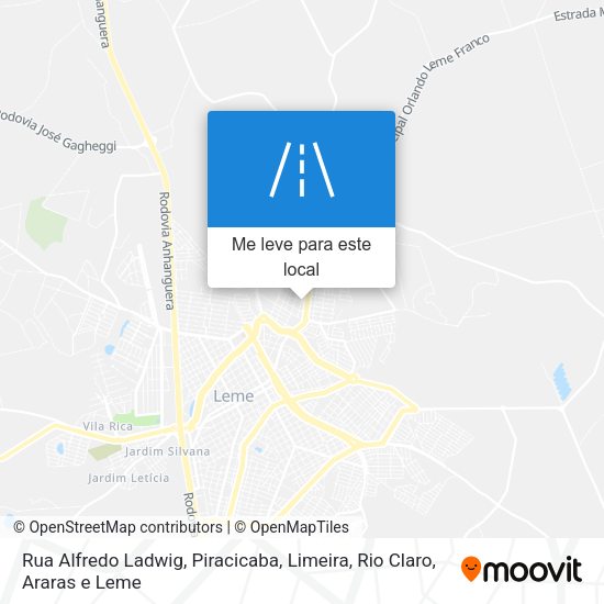 Rua Alfredo Ladwig mapa