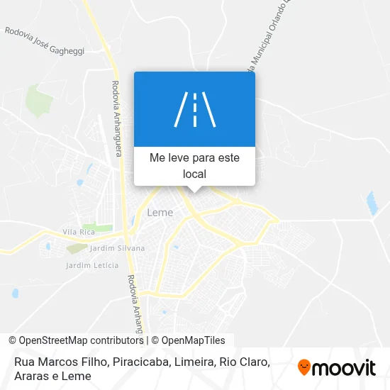 Rua Marcos Filho mapa